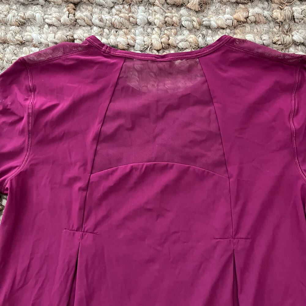 Lululemon Sculpt Long Sleeve Shirt Deep Luxe Mesh Running Top Women's 6 Est - Picture 6 of 10